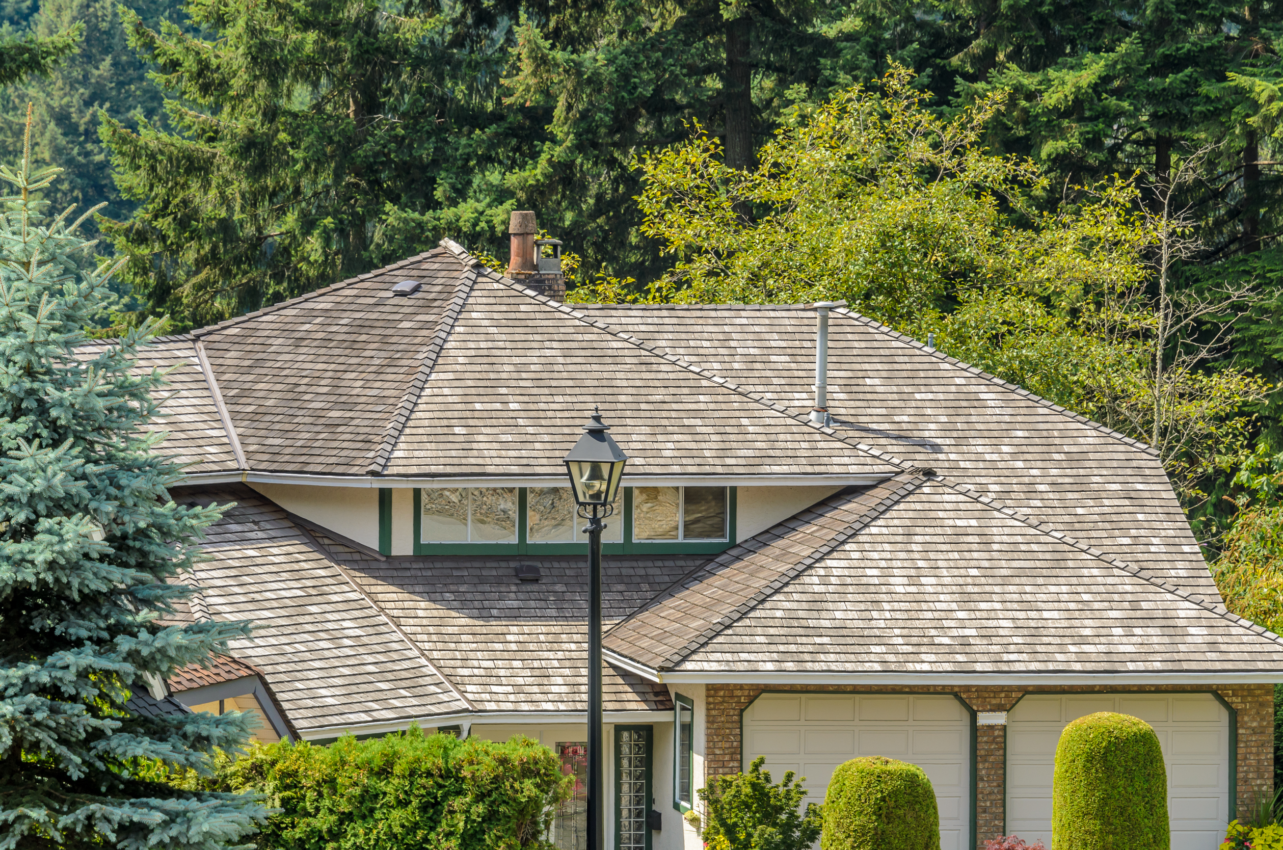 Elegant home with quality roof